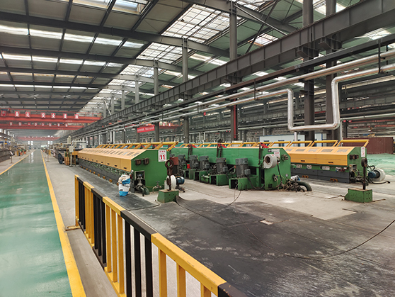 Galvanized wire drawing machine