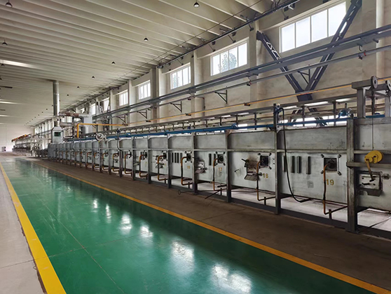 Heat treatment production line